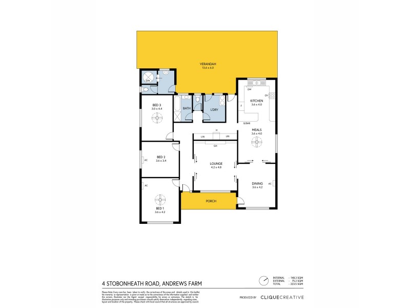 Lot 4 Stebonheath Road, Andrews Farm SA 5114 Floorplan