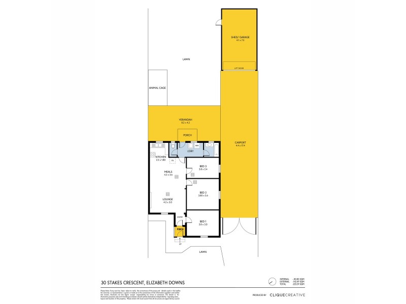 30 Stakes Crescent, Elizabeth Downs SA 5113 Floorplan