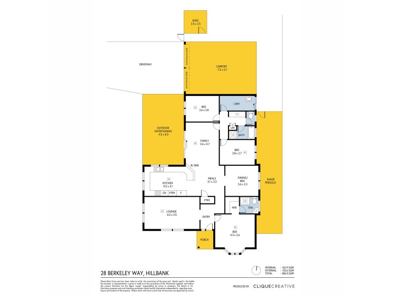 28 Berkeley Way, Hillbank SA 5112 Floorplan