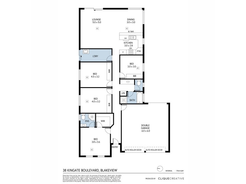 38 Kingate Boulevard, Blakeview SA 5114 Floorplan