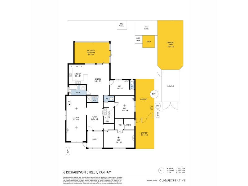 6 Richardson Road, Parham SA 5501 Floorplan