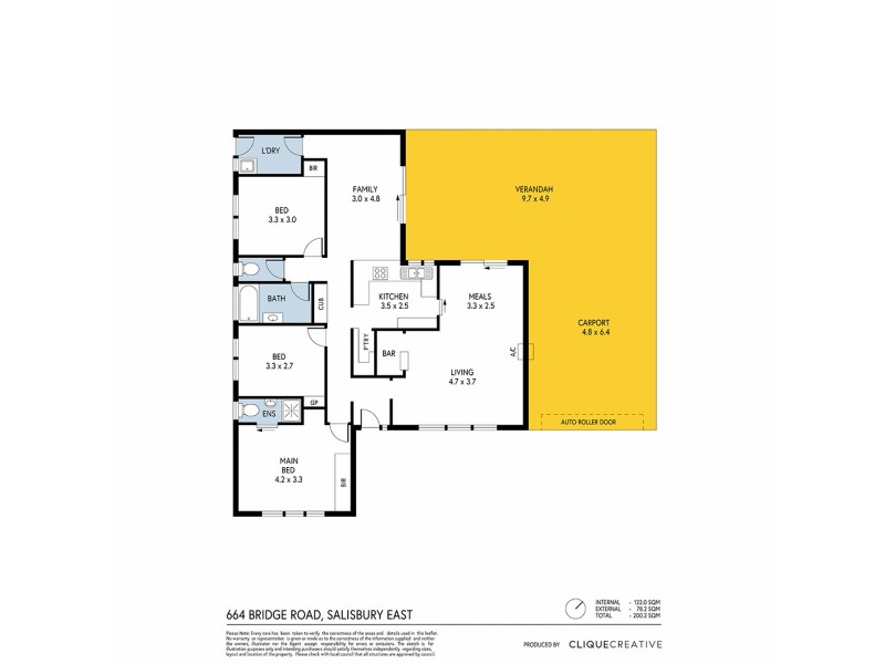 664 Bridge Road, Salisbury East SA 5109 Floorplan