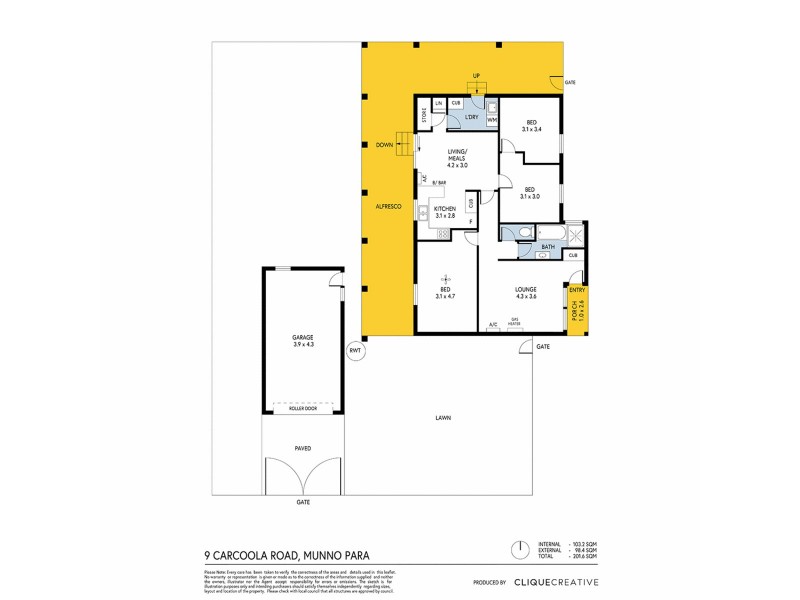 9 Carcoola Road, Munno Para SA 5115 Floorplan