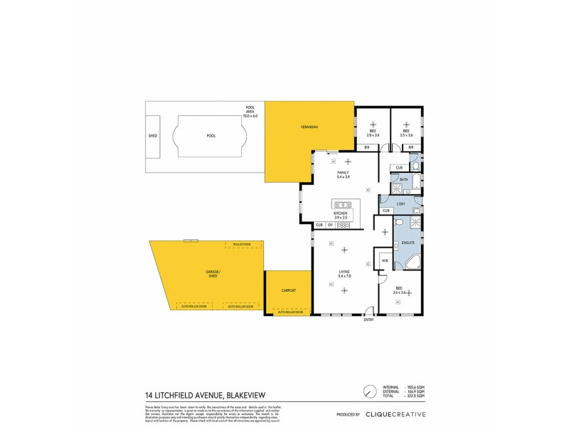 14 Litchfield Avenue, Blakeview SA 5114 Floorplan