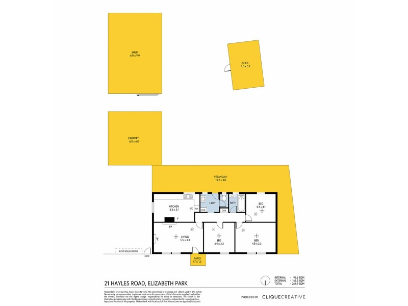 21 Hayles Road, Elizabeth Park SA 5113 Floorplan