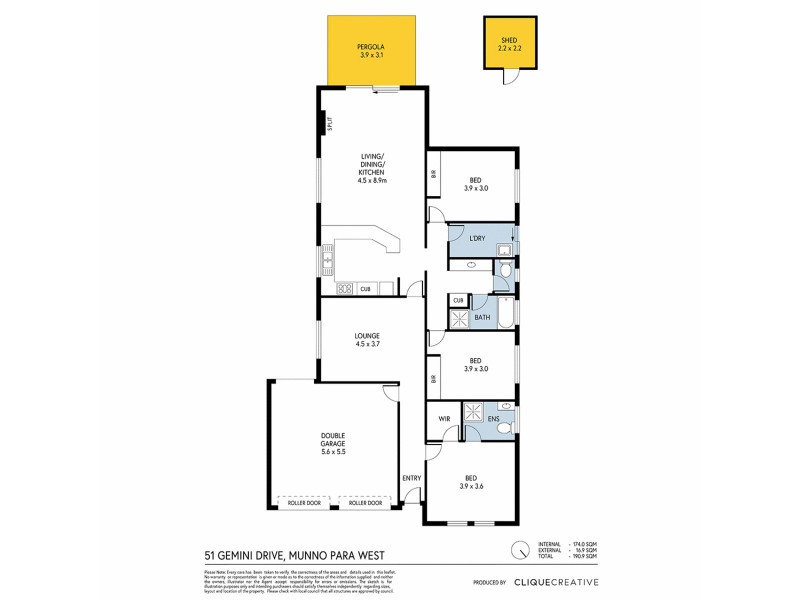 51 Gemini Drive, Munno Para West SA 5115 Floorplan