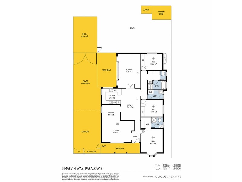 5 Marvin Way, Paralowie SA 5108 Floorplan