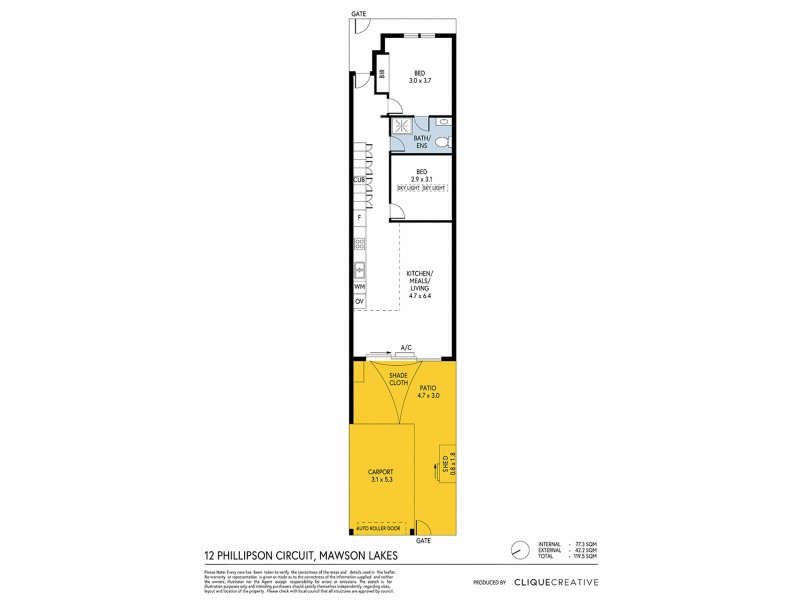 12 Phillipson Circuit, Mawson Lakes SA 5095 Floorplan