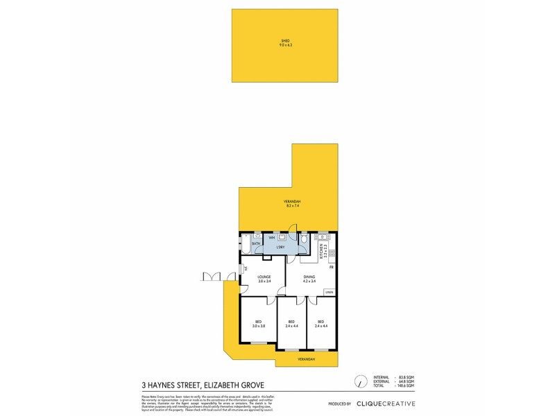 3 & 5 Haynes Street, Elizabeth Grove SA 5112 Floorplan
