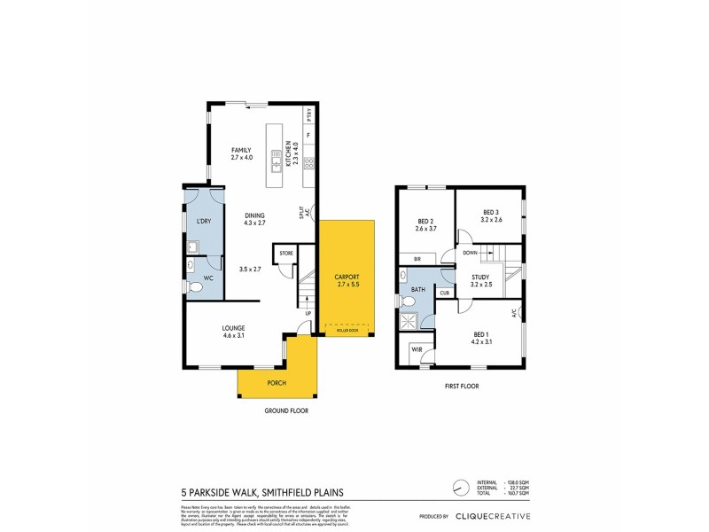 5 Parkside Walk, Smithfield Plains SA 5114 Floorplan