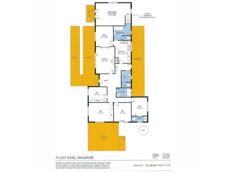 73 Uley Road, Craigmore SA 5114 Floorplan