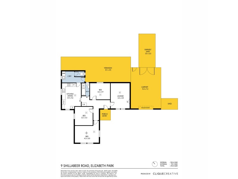 9 Shillabeer Road, Elizabeth Park SA 5113 Floorplan