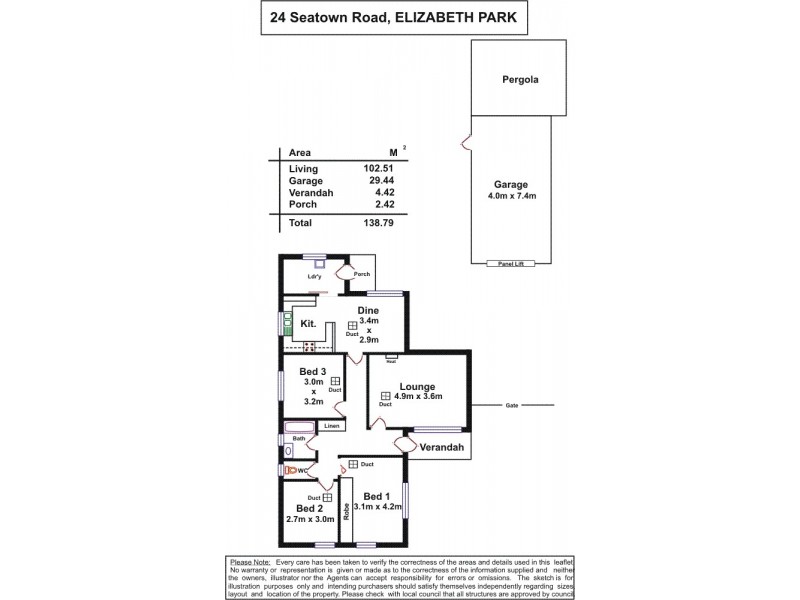 24 Seatown Road, Elizabeth Park SA 5113 Floorplan