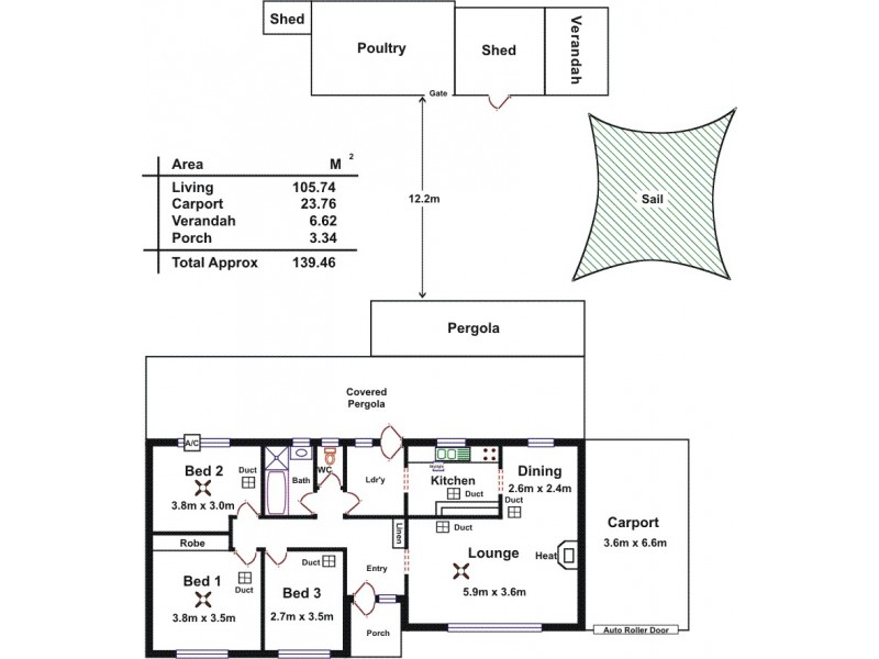14 Lindsay Street, Elizabeth Downs SA 5113 Floorplan