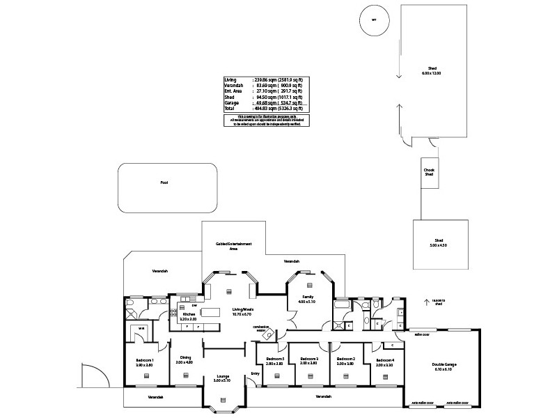 5 Riggs Court, One Tree Hill SA 5114 Floorplan