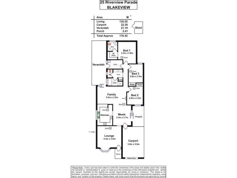 23 Riverview Parade, Blakeview SA 5114 Floorplan