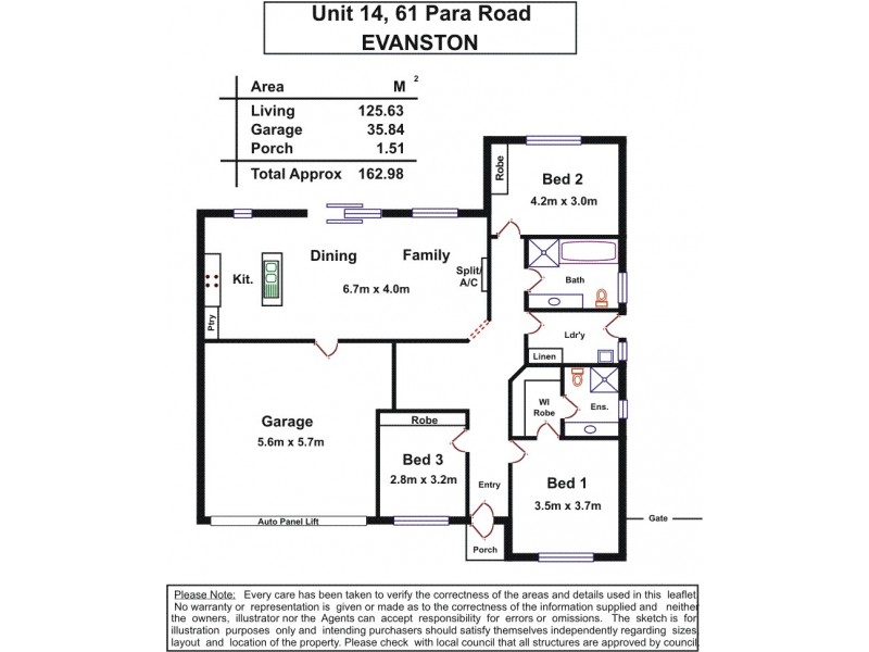 14/61 Para Road, Evanston SA 5116 Floorplan