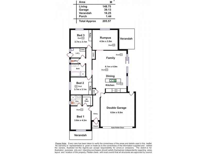19 Tucker Street, Munno Para SA 5115 Floorplan