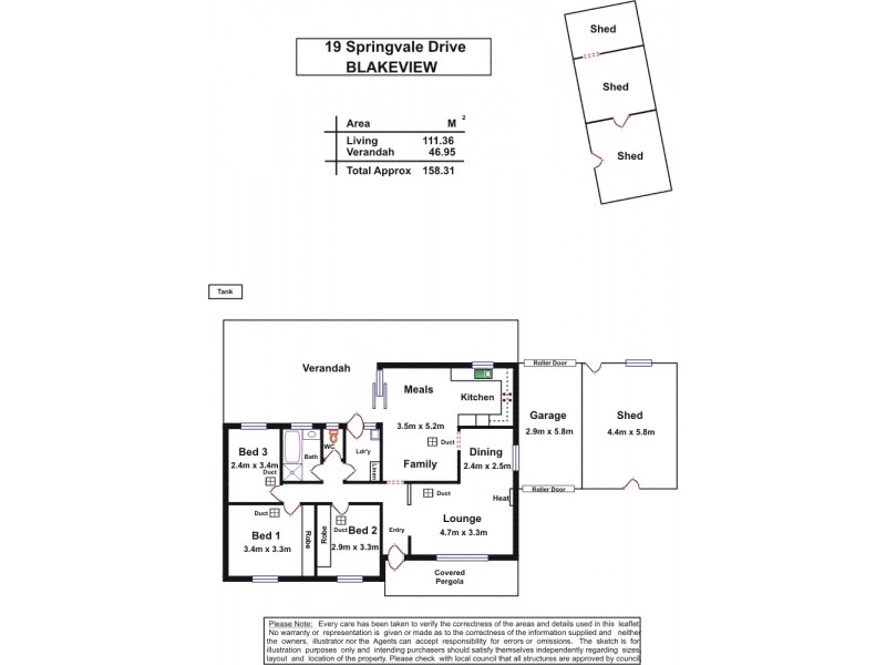 19 Springvale Drive, Blakeview SA 5114 Floorplan