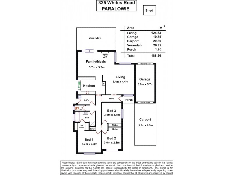 325 Whites Road, Paralowie SA 5108 Floorplan