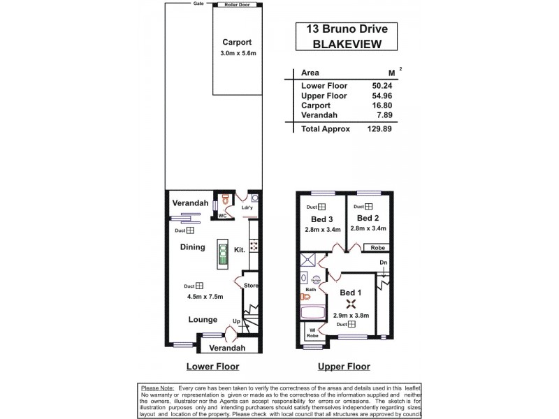 13 Bruno Drive, Blakeview SA 5114 Floorplan