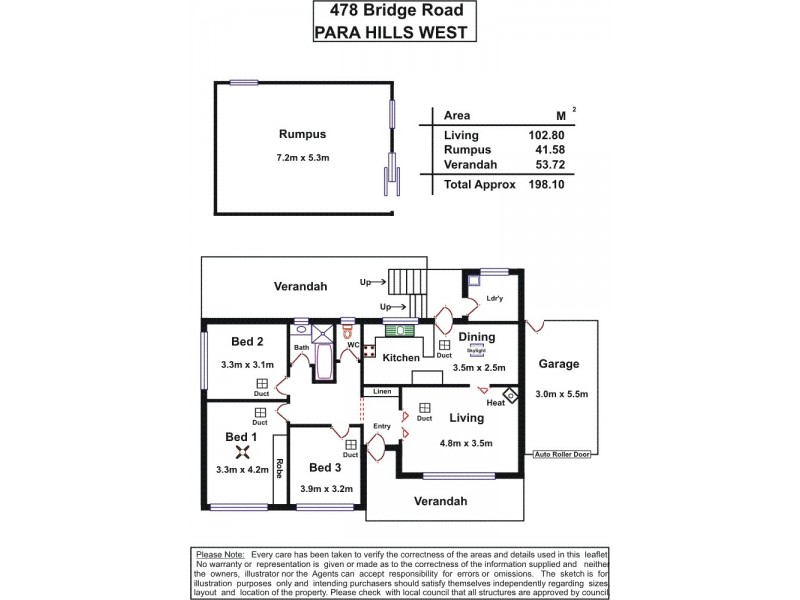 478 Bridge Road, Para Hills West SA 5096 Floorplan