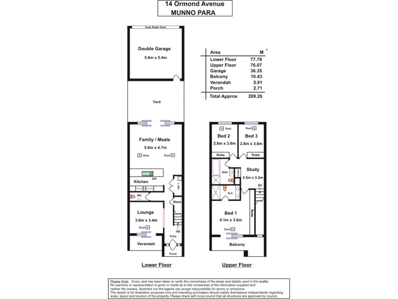 14 Ormond Avenue, Munno Para SA 5115 Floorplan