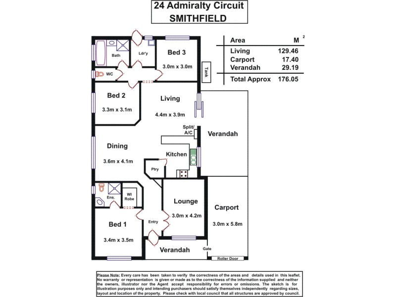 24 Admiralty Circuit, Smithfield SA 5114 Floorplan