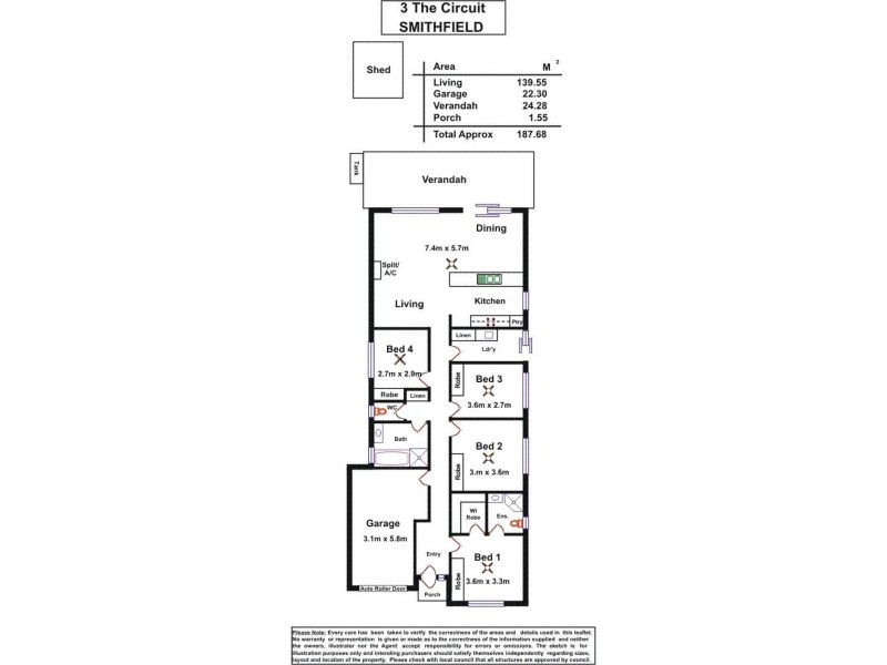 3 The Circuit, Smithfield SA 5114 Floorplan