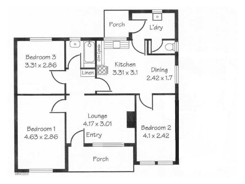 8 Grant Street, Elizabeth Park SA 5113 Floorplan