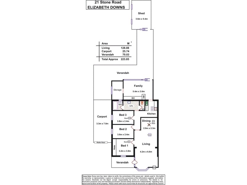 21 & 23 Stone Road, Elizabeth Downs SA 5113 Floorplan