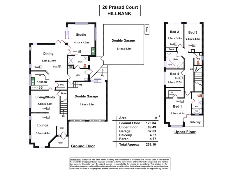 20 Prasad Court, Hillbank SA 5112 Floorplan