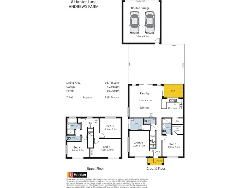 8 Hunter Lane, Andrews Farm SA 5114 Floorplan