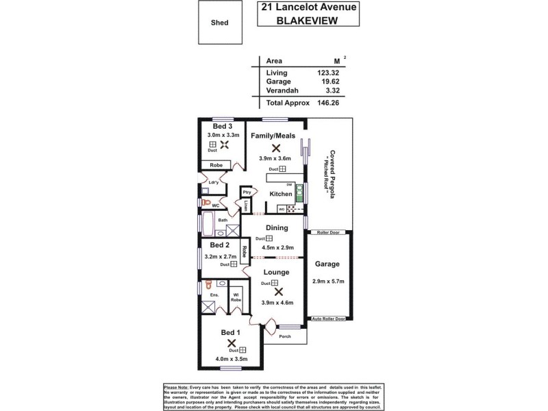 21 Lancelot Street, Blakeview SA 5114 Floorplan