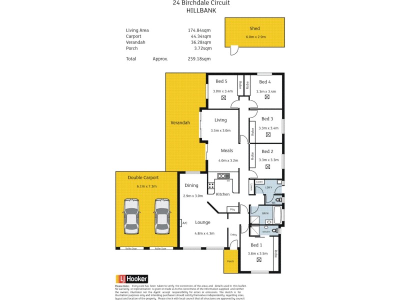 24 Birchdale Circuit, Hillbank SA 5112 Floorplan