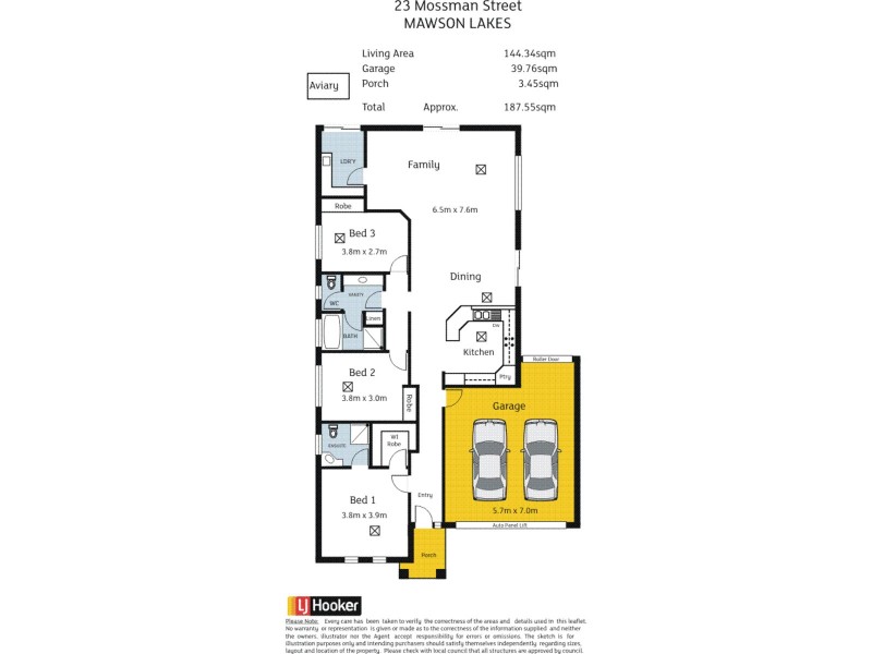 23 Mossman Street, Mawson Lakes SA 5095 Floorplan