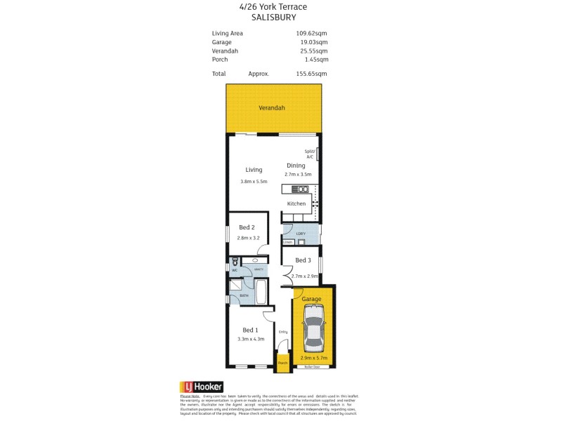 4/26 York Terrace, Salisbury SA 5108 Floorplan