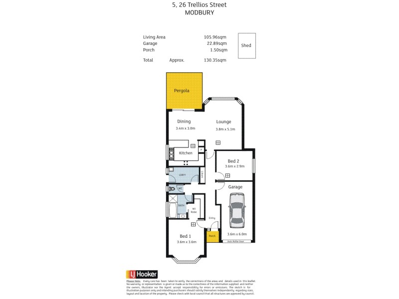 5/26 Trellios Street, Modbury SA 5092 Floorplan