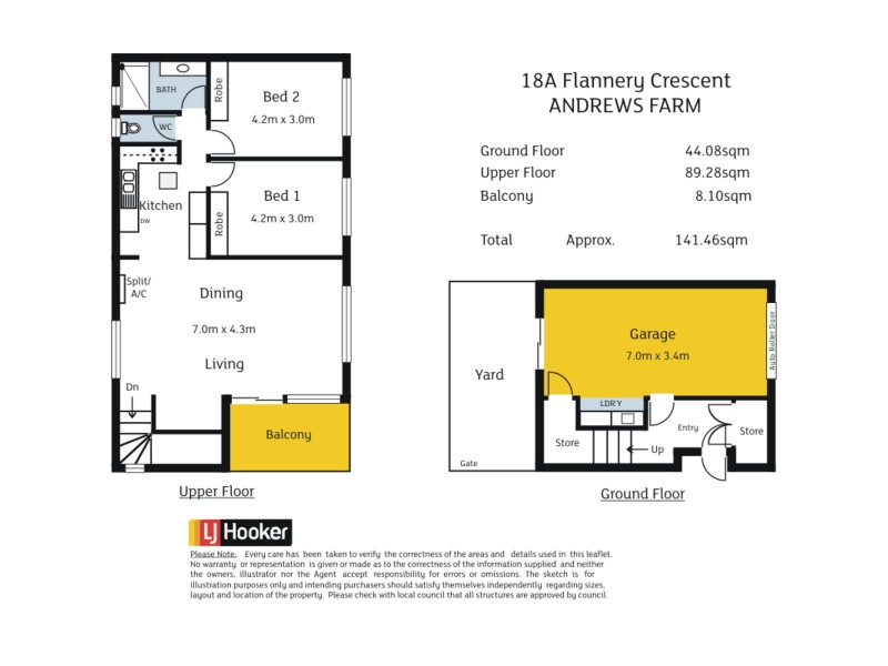 18A Flannery Crescent, Andrews Farm SA 5114 Floorplan