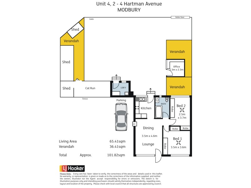 4/2-4 Hartman Avenue, Modbury SA 5092 Floorplan