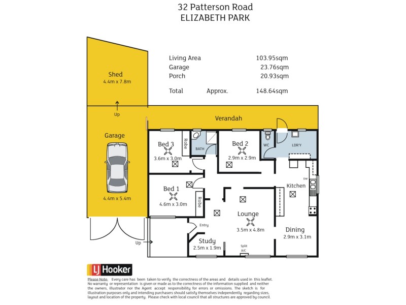 32 Patterson Road, Elizabeth Park SA 5113 Floorplan