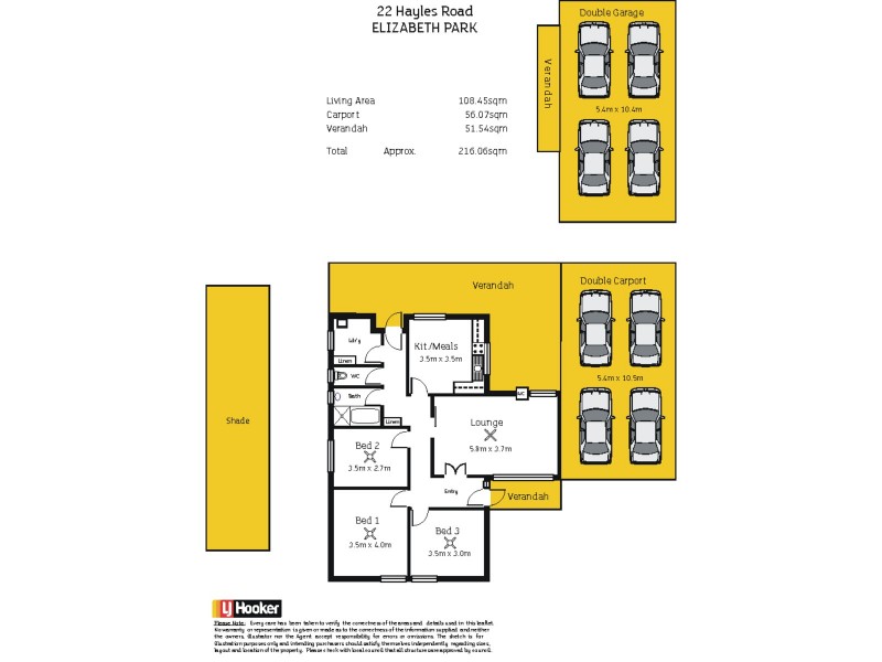 22 Hayles Road, Elizabeth Park SA 5113 Floorplan