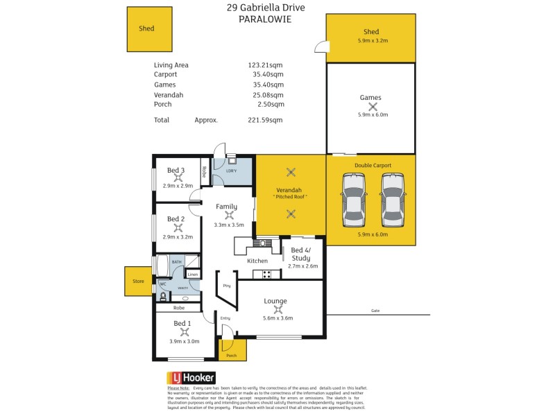 29 Gabriella Drive, Paralowie SA 5108 Floorplan