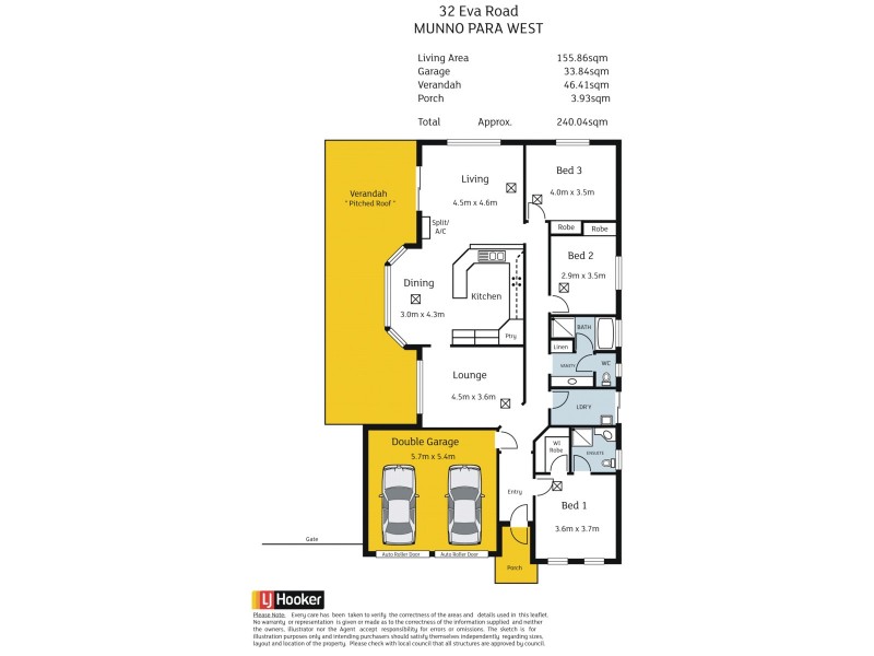 32 Eva Road, Munno Para West SA 5115 Floorplan