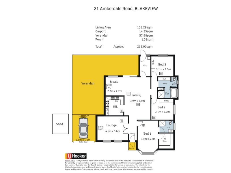 21 Amberdale Road, Blakeview SA 5114 Floorplan