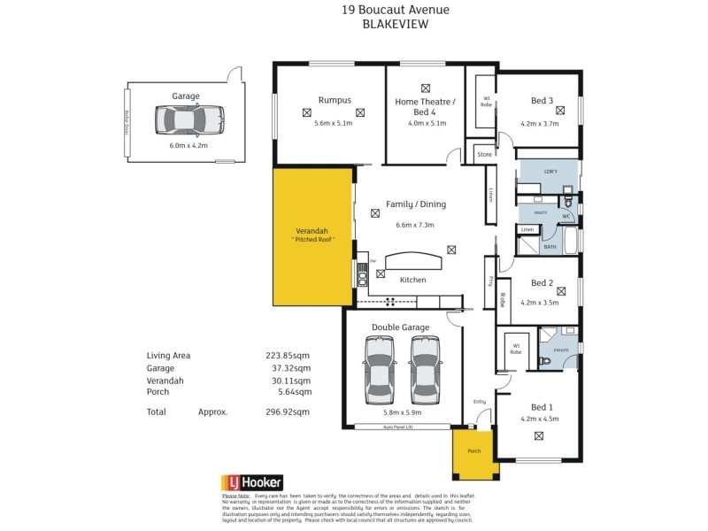 19 Boucaut Avenue, Blakeview SA 5114 Floorplan