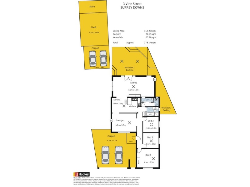 3 Vine Street, Surrey Downs SA 5126 Floorplan
