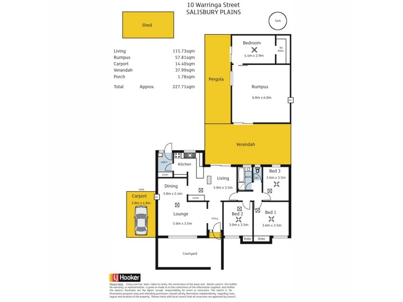 10 Warringa Street, Salisbury Plain SA 5109 Floorplan