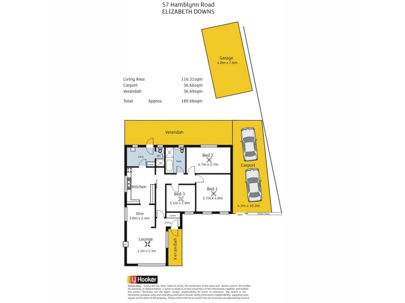 57 Hamblynn Road, Elizabeth Downs SA 5113 Floorplan