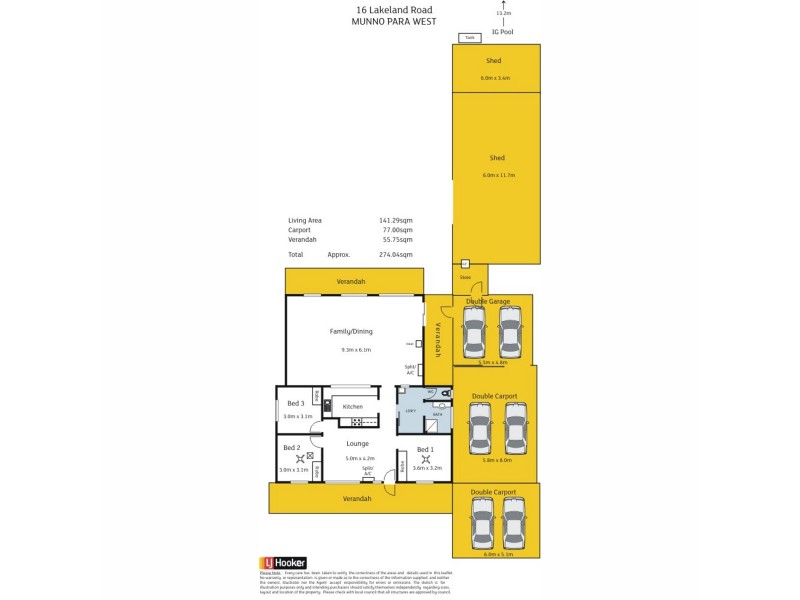 16 Lakeland Road, Munno Para West SA 5115 Floorplan